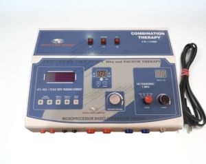 Combination Electro –vacuum - Ultrasound Therapy Machine