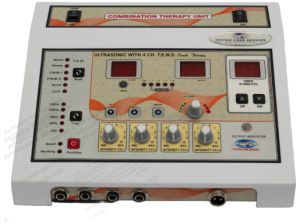 Portable Four Channel Tens Cum Ultrasonic Therapy Machine Physio Combination 4TU