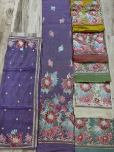 Kanchipuram Dyed Fabric