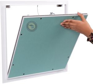 Aluminum + Gypsum Board Plain Easy Access 4545 Ceiling Trap Door