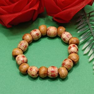 Handcrafted Wooden Bead Bracelet