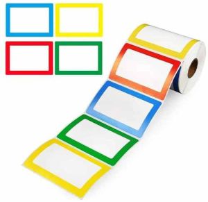 Paper Colored Sheet Packing Label, Packaging Type : Roll