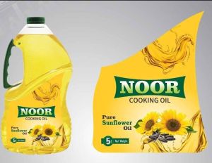 Cooking Oil Bottle Label