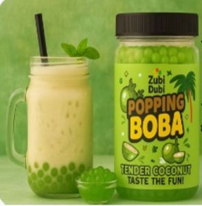 saffron biotech Popping Boba Tender Coconut 12 months