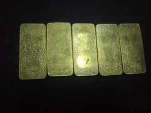 Raw Gold Bars/nuggets