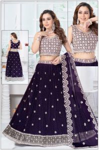 Georgette Lehenga