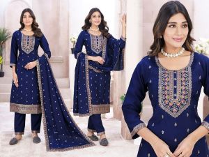 Ladies Embroidery Kurti Pant Set