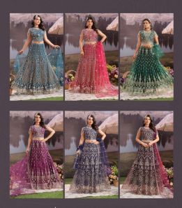 Net Lehenga Choli
