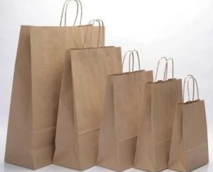 Plain Brown Paper Bags for Shopping, Gift Packaging
