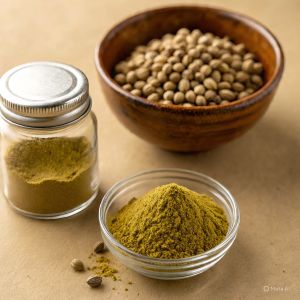 Spicy Green Coriander Powder, Packaging Size : 5Kg