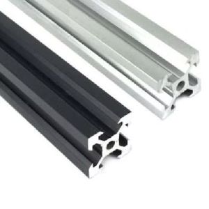 20x20 T Slot Aluminum Extrusion Profile Silver / Black