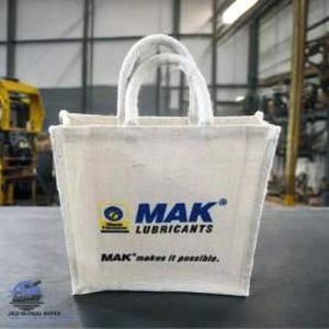 Promotional Jute Gift Bag, Color : Off-white/Natural Corporate