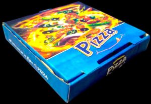 Digipack Solution Kraft Paper Printed Pizza Boxes, Color : Blue