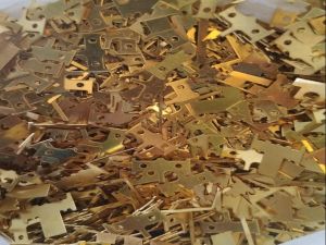 Mill Finish Brass Sheet Cutting Scrap, Color : Golden