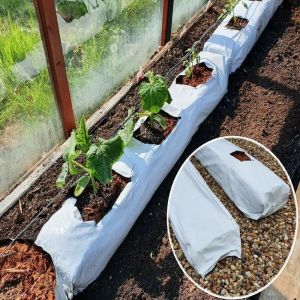 Coco Peat Grow Bags, Shape : Rectangle, Packaging Type : White
