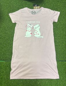 Long Polo Night Wear Tshirt All Sizes, Packaging Type : Blue