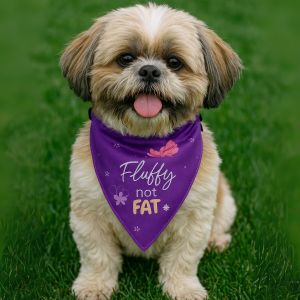 Caninkart Printed Polyester Dog Bandana, Color : Assorted