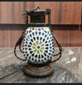 Antique Iron Metal Hanging Lantern, Specialities : Glass Panels
