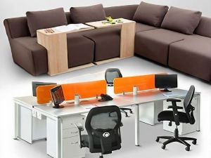 Wood Modular Office Furniture Modern