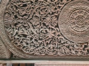 Smooth Finish Wooden Carved Wall Panel