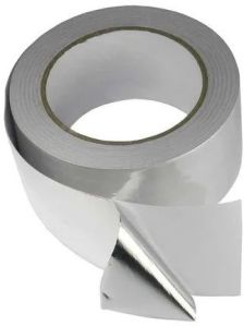 Aluminium Foil Adhesive Tape, Color : Silver, Packaging Type : Roll