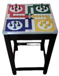 Wood Ludo Table, Color : Multicolor, Weight : Approximately 10-20 Kg