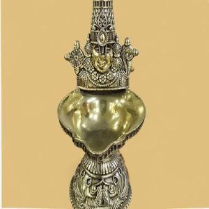 Brass Tirupati Balaji Handcrafted Diya 6 Inch