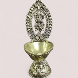 Handcrafted Brass Laxmi Ganesh Diya