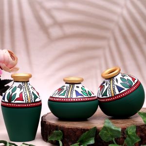 Polished Painted Terracotta Flower Pots Standard for Plantation