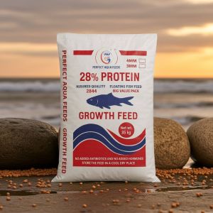 3MM 28 Protein Rohu, Katla Fish Feed 35 Kg Bag