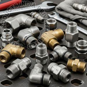 Stainless Steel Hydraulic Fittings, Shape : Elbow