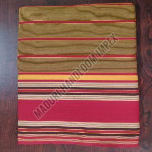 Polyester Uganda Striped Fabric, Color : Red, Yellow