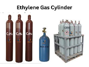 Ethylene Gas Cylinder, Color : Multicolor for Industrial