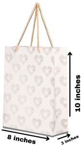 Polished Printed Designer Paper Gift Bag 10×8 Inch