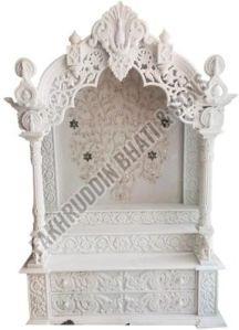 Polished Carved 42 Inch Marble Temple, Feature : Attractive Design, Dust Resistance