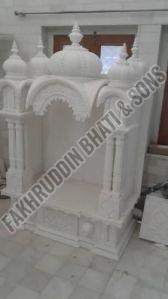 Polished Carved Handicraft Marble Temple, Color : White