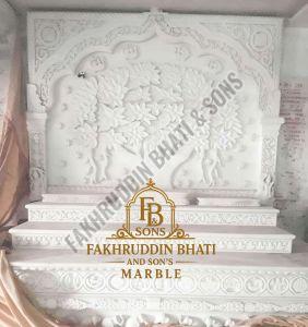 Marble Jain Vedi Temple, Color : White for Religious Purposes