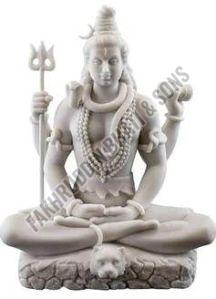 Polished Marble Shankar Statue, For Shiny, Dust Resistance, Pattern : Carved