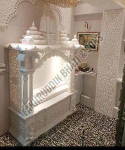 Polished Carved Traditional Marble Temple, Feature : Attractive Design, Dust Resistance