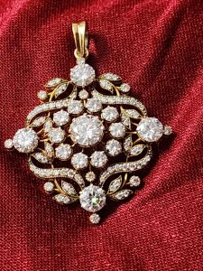 Designer Diamond Studded Ladies Pendant