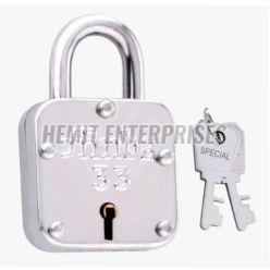 Square Iron 33 Amba Pad Lock, For Door, Feature : High Quality