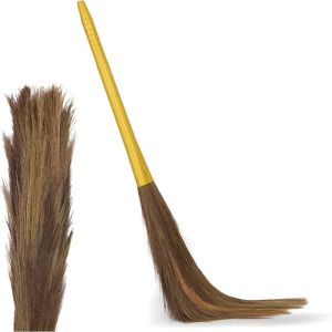 Plastic Grass Broom Stick