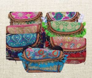 Cotton Banjara Clutch Bag 7 X11 Inches, Closure Type : Zipper