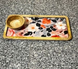 Chip N Drip Wooden Platter