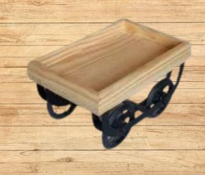 Handcraft Wooden Thela Serving Tray