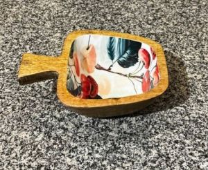 Wooden Apple Shape Platter