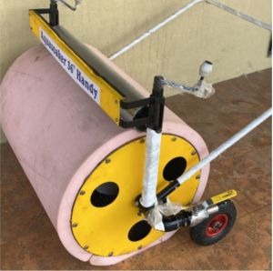 Mild Steel Mechaanima Aqua Soaker Machine, Automation Grade : Manual