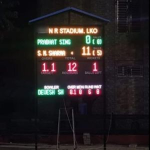Acrylic Cricket Scoreboard, Shape : Rectangle, Lighting Type : LED