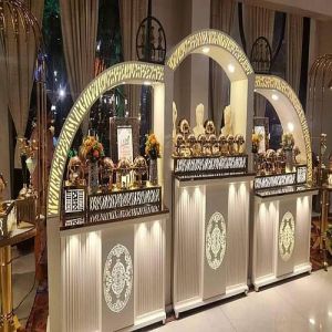 Classical Art Stainless Steel Buffet Catering Counter