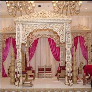 Wedding Fiber Mandap, Color : Customisable